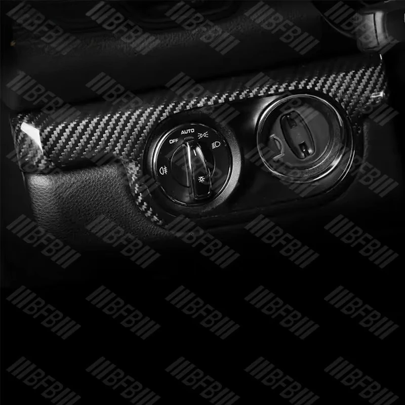 For 718 911 981 Boxster Cayman Center Console Real Carbon Fiber  Dashboard Gear Shift Panel Interior Accessories for Car