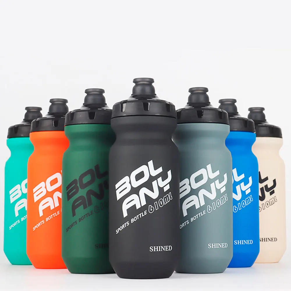 610ml Bicycle Cycling Water Bottle Ultra Light Leak-Proof Squeezable Taste-Free Fitness Camping Hiking Sports Bicycle Kettle