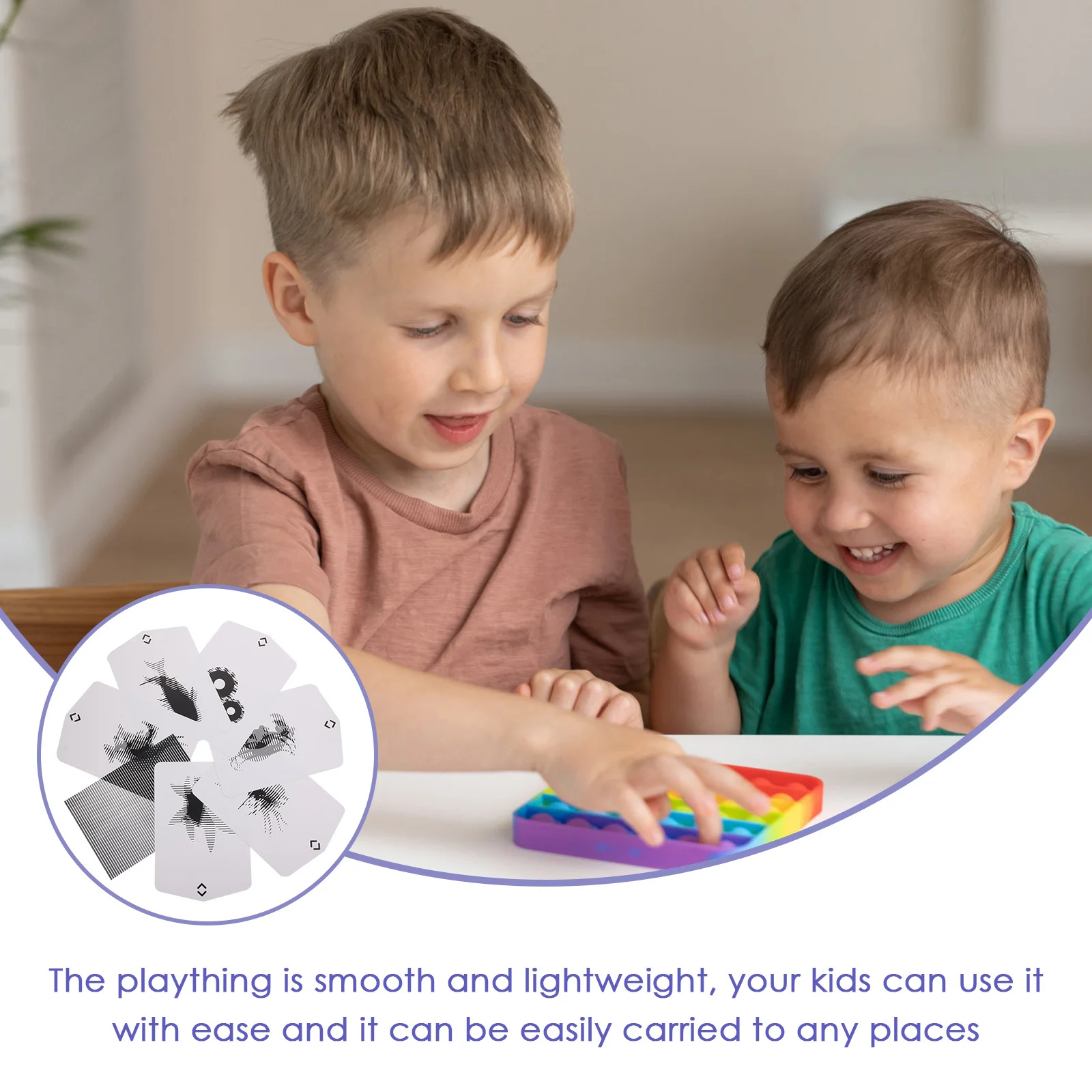 

1 set 1 Set Optical Grating Animation Craft Kit Kids Diy Science Educational Preschool Learning Plaything Stem Activity Optical