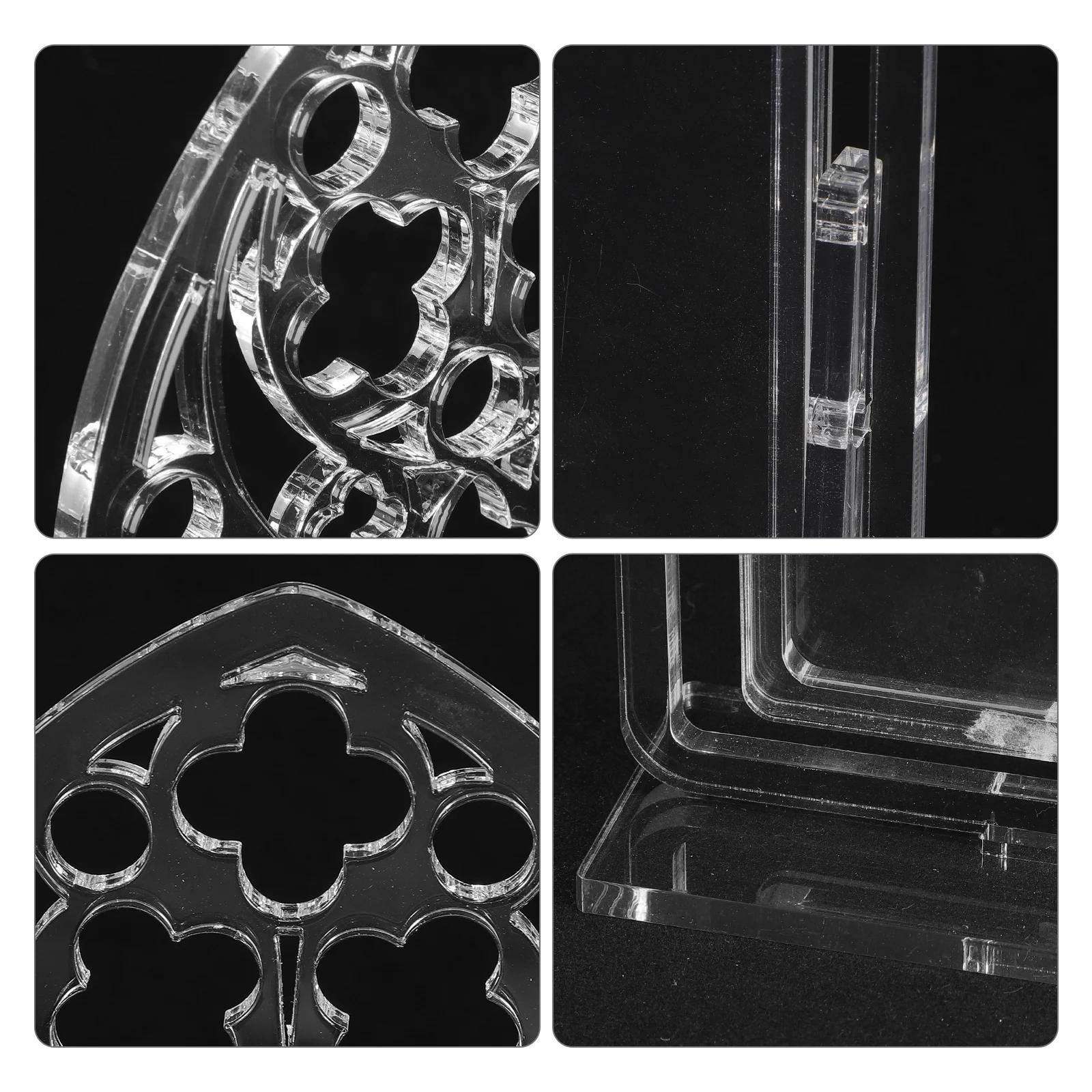 Quicksand Diy péndulo de arena molde de arena móvil molde de paisaje de arena adorno de escritorio decoración del hogar soporte de exhibición artesanal