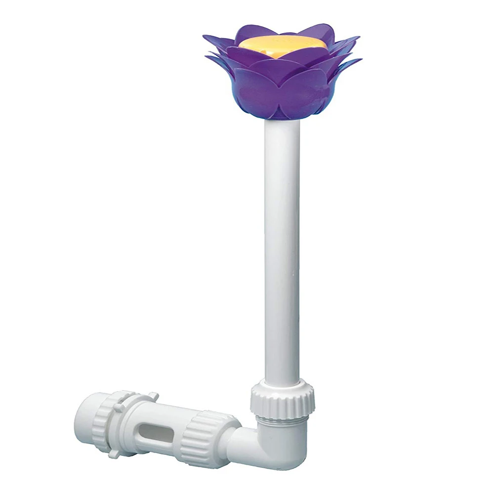 

Swimming Pool Waterfall Spray Fountain Flower Shape Adjustable Sprinkle Distance for Garden Ponds and Outdoor Use