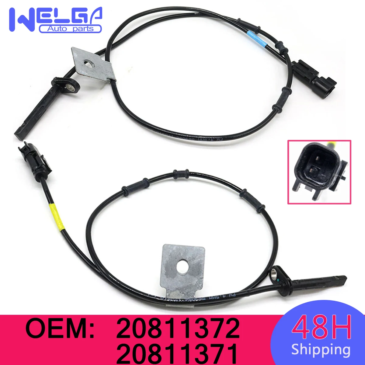 

20811371 20811372 ABS Wheel Speed Sensor for Chevrolet Equinox for GMC Terrain Front Left / Right LH RH ALS1994 ALS2199