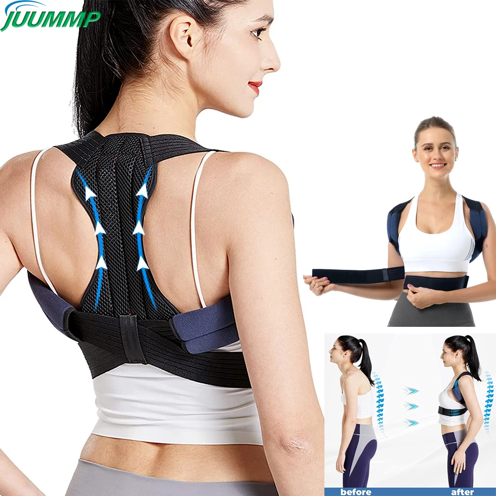 Spine Back Shoulder Posture Corrector Protection Posture Correction Band Humpback Back Pain Relief Corrector Brace Adjustable