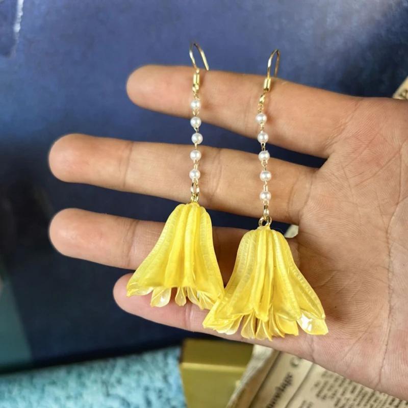 Pendientes colgantes de flor de anís y estrella de resina Natural, joyería única hecha a mano, pendientes de flor de anís y estrella epoxi, joyería de plantas naturales al por mayor