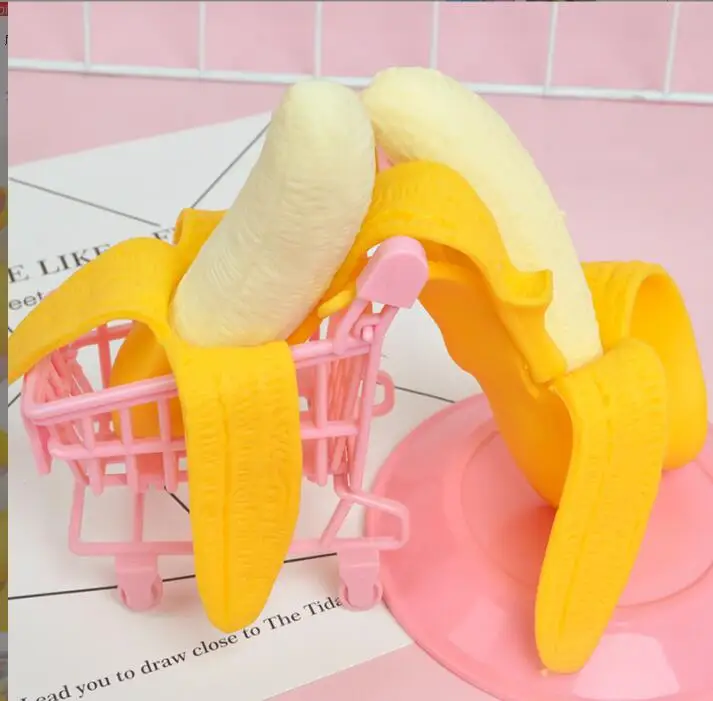 squishies wholesale Soft Banana Squishy Toy Antistress Tricky Creative Funny Chilidren Adult Gifts Halloween Anti stress toys