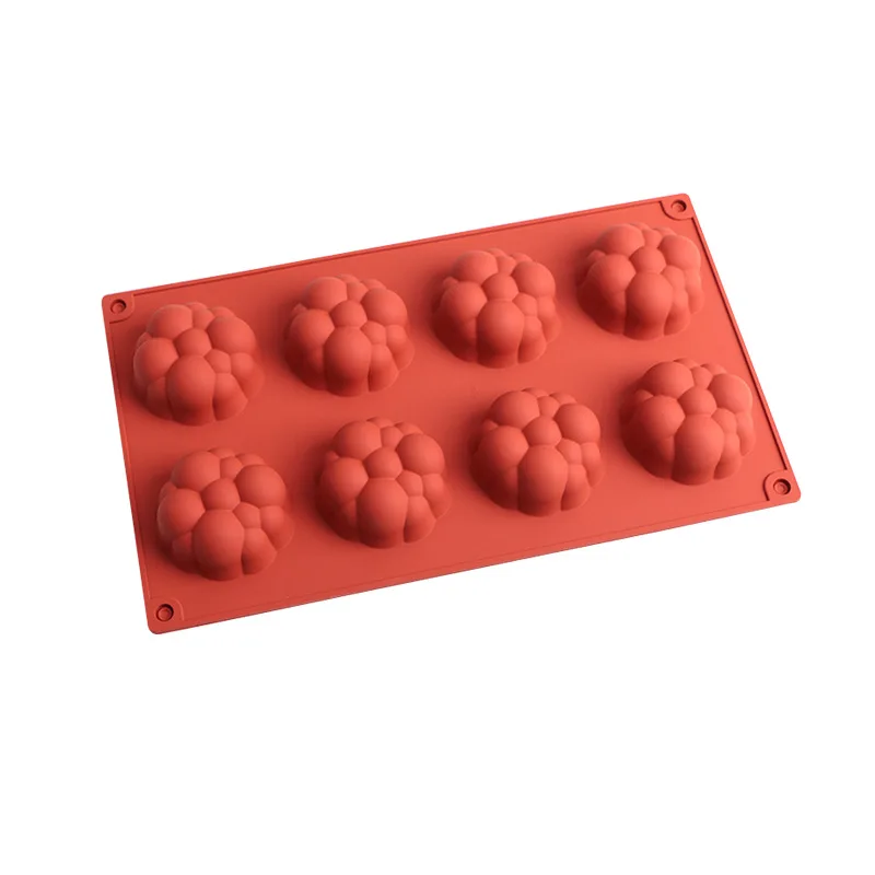 6Silicone Cake Mold with Cloud Bubble Mousse Bakingdiy Epoxy mold French Dessert Chocolate