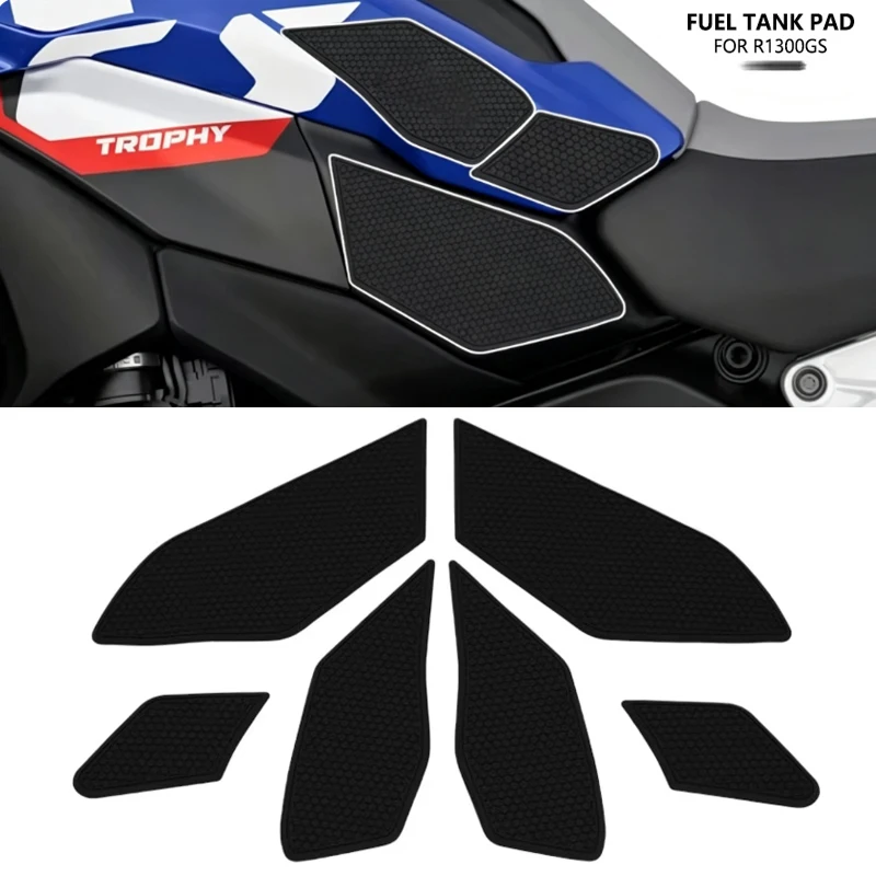 Für BMW R1300GS R 1300 GS R 1300GS 2023 2024 2025 Motorradzubehör Rutschfeste Seitentank-Aufkleber Wasserdichtes Pad-Aufkleber