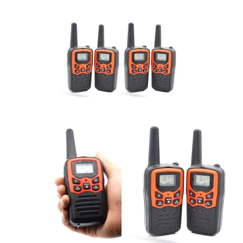 Walkie Talkies For Adults Long 2 Pack 2-Way Radios Up To 5 Miles Talk