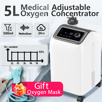 5L Portable Oxygen Concentrator With Atomizer Medical Oxygen Generator Household Use Oxygen Machine Health Care For Elderly