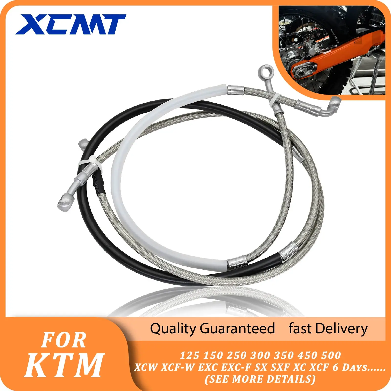 Motorcycle Front or Rear Brake Oil Hose For KTM 125 150 250 300 350 450 500 XCW XCF-W EXC EXC-F SX SXF XC XCF 6 Days 2012-2024