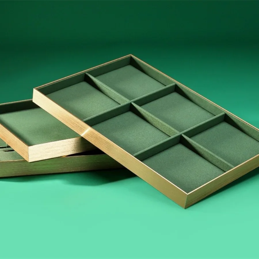 Superfine Jewelry Trays Rings Necklaces Bedroom Tabletop - Elegant Trays Storage Exclusive Use Home Decor Tabletts ZY40TP