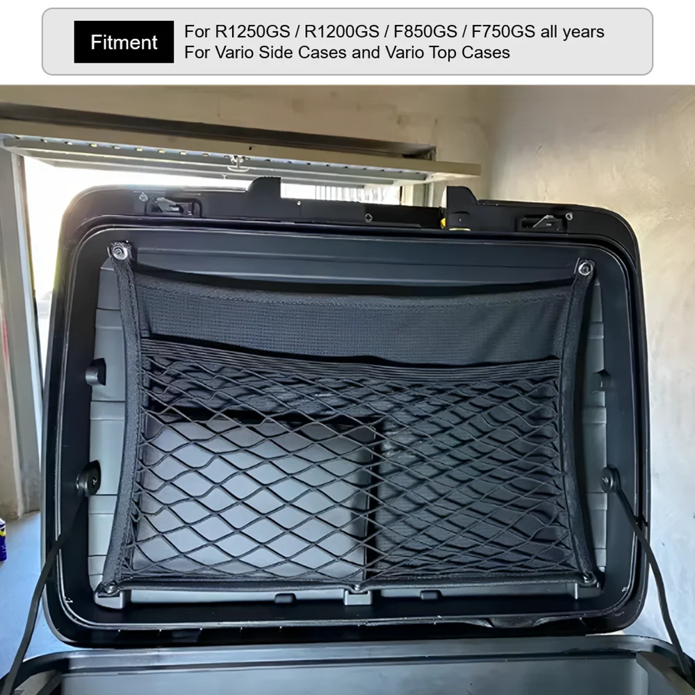 For BMW Motorcycle Cargo Mesh Cargo Organiser Net R1200GS R1250GS F800GS F700GS F650GS Trunk Luggage Storage Vario Case