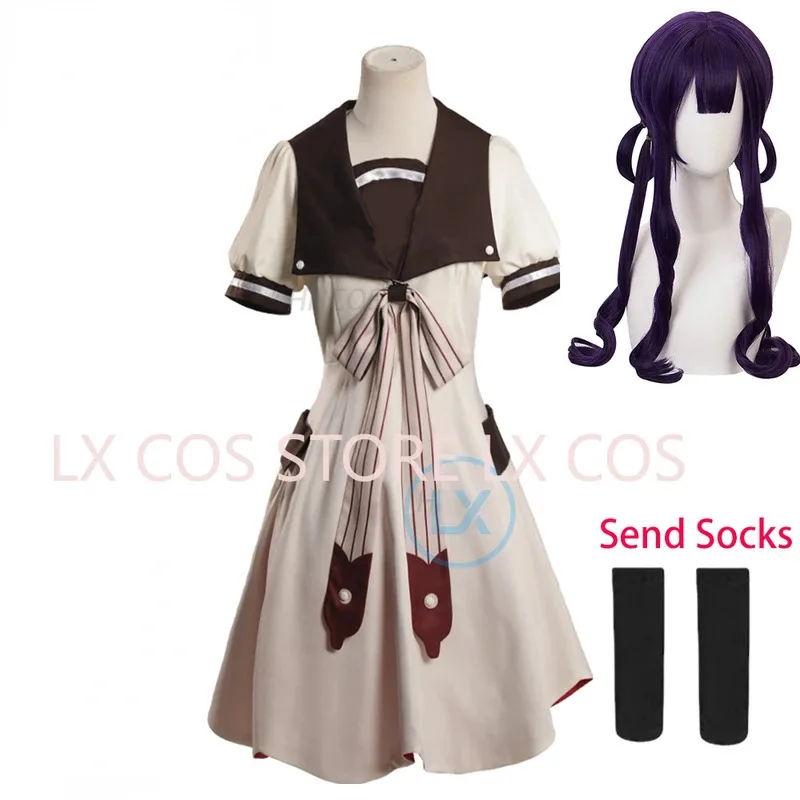 

Anime Cosplay Costumes Uniform Dress Jibaku Shounen Akane Aoi Cosplay Hanako Kun Suit for Halloween Cos