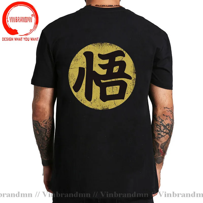 Japan Anime Z Tee Shirt Funny Son Goku T Shirt Men Vintage Grunge Wu Logo T Shirts ManTrending Fashion Clothing tshirt Camisetas