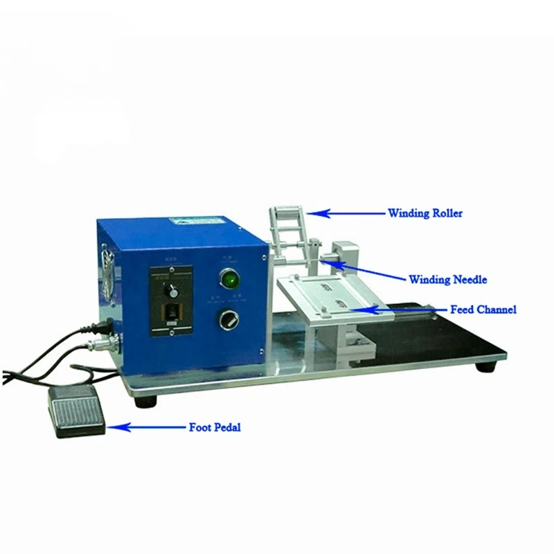 Laboratory Manual Lithium Ion 18650 26650 32650 Cylinder Battery Winding Machine Winding Machine