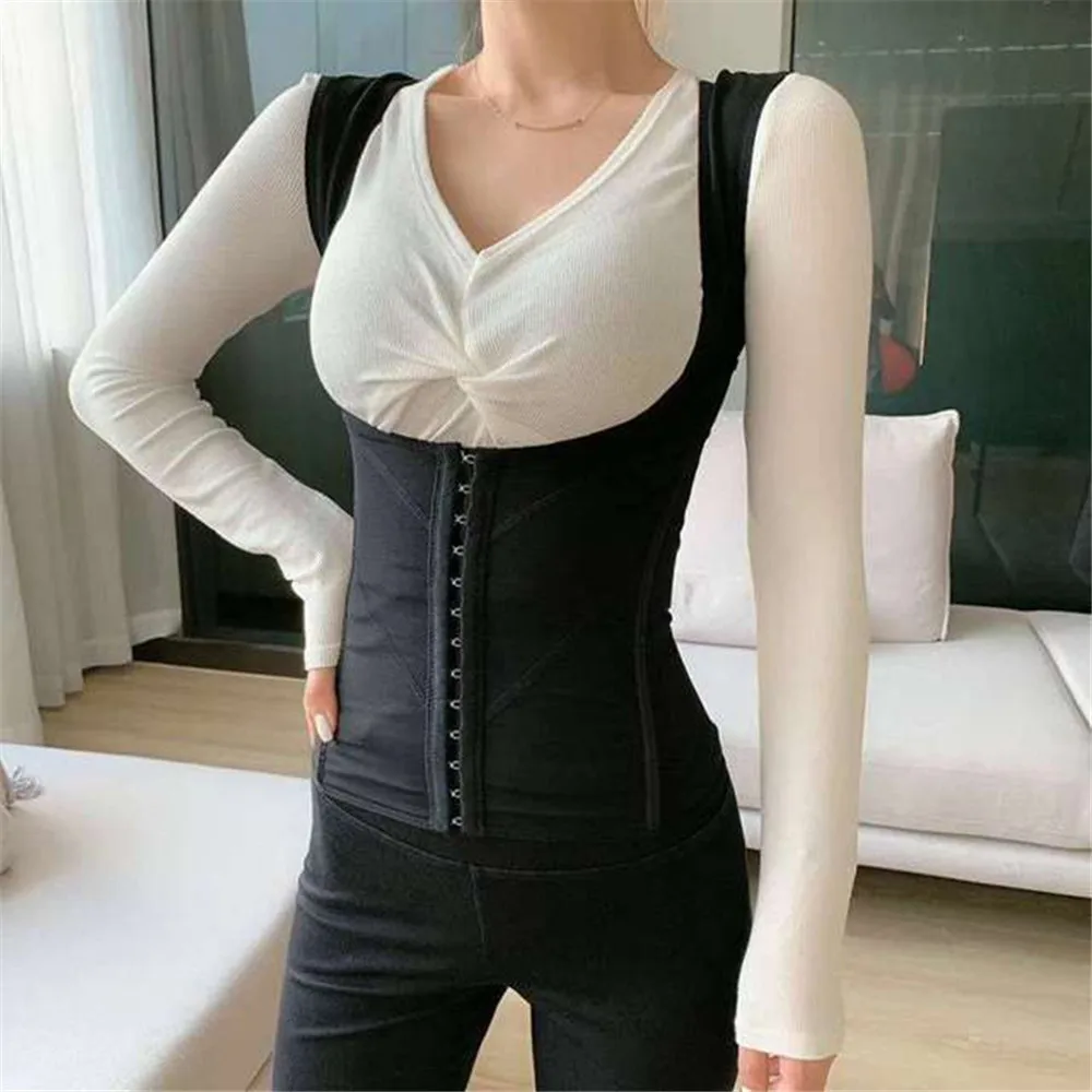 Breasted Waistband Vest for Women, Split Body Clothes, postpartum Shaping Clothes, Underwear, Hip Lifting, Waist se