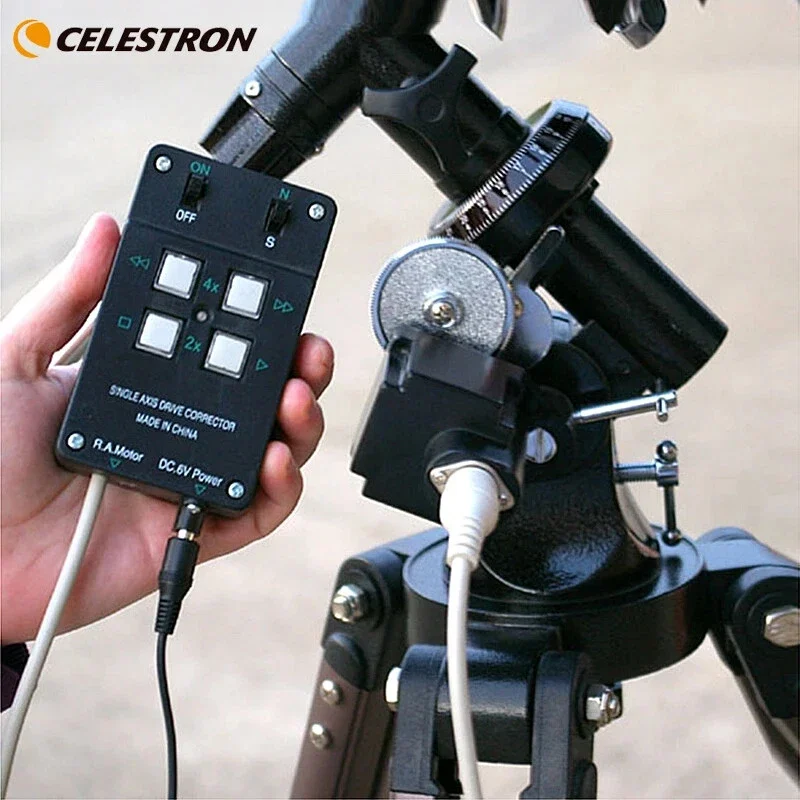 Celestron EQ2 EQ3 Luxury RA Single Axis Motor Drive Electric Tracker Equatorial Mount Telescope Accessory Star Tracking