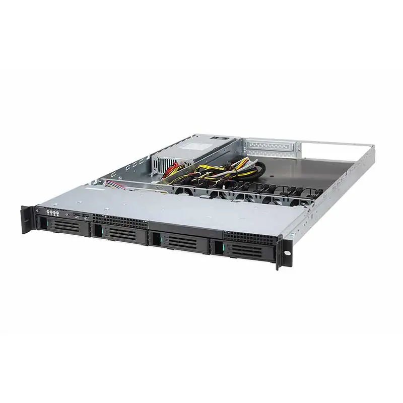 1U Storage Rackmount Hotswap server Case The 6GB/SATA backplane is equipped with 500W power supply as standard. Empty chassis