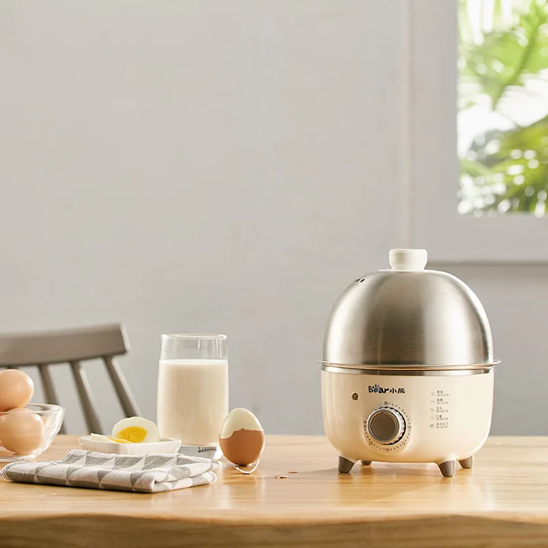 360W Electric Egg Boiler Breakfast Machine Automatic Steamer Multicooker Egg Cookers Egg Custard Steaming Cooker with Timer