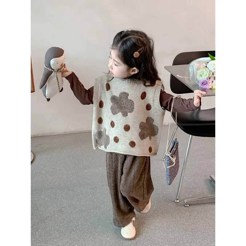 

Girls' Suit Spring and Autumn New Foreign Style Baby Spring Children's Spring Clothes Little Girl Fashionable Autumn Clothes
