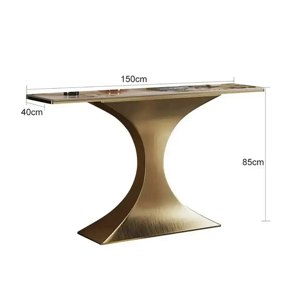 

Living Entrance Luxury Console Tables Lobby Modern Hallway Metal Console Tables Marble Ingresso Nordic Consolle Room Furniture