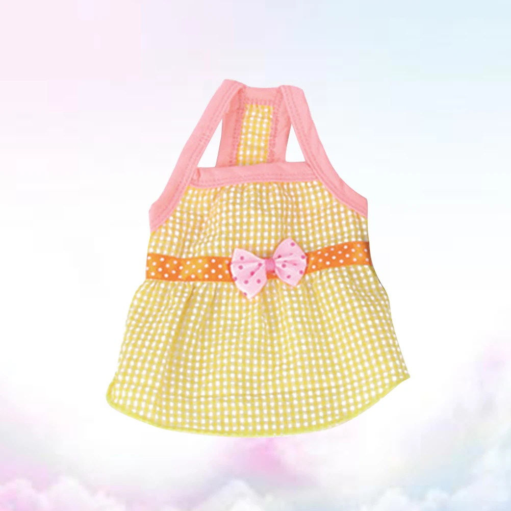 

Cute Dog Dress Skirt Summer Vest Shirts Size Durable Comfortable Princess Style Outdoor Walking Photo Session Pet