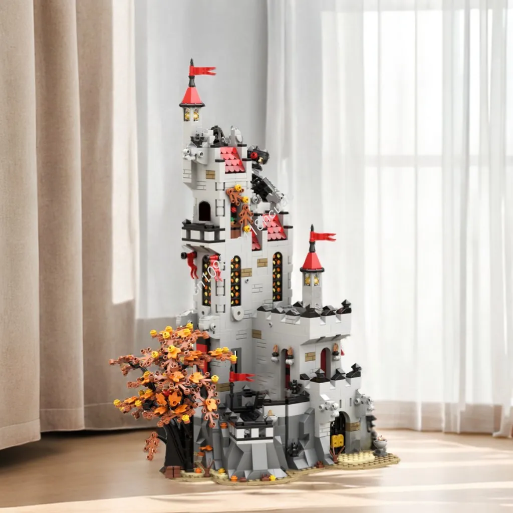 

Замок MOC Fright Knights Basil's Manor, строительные блоки, креативная игрушка для детей, подарок на день рождения, повышение навыков творчества