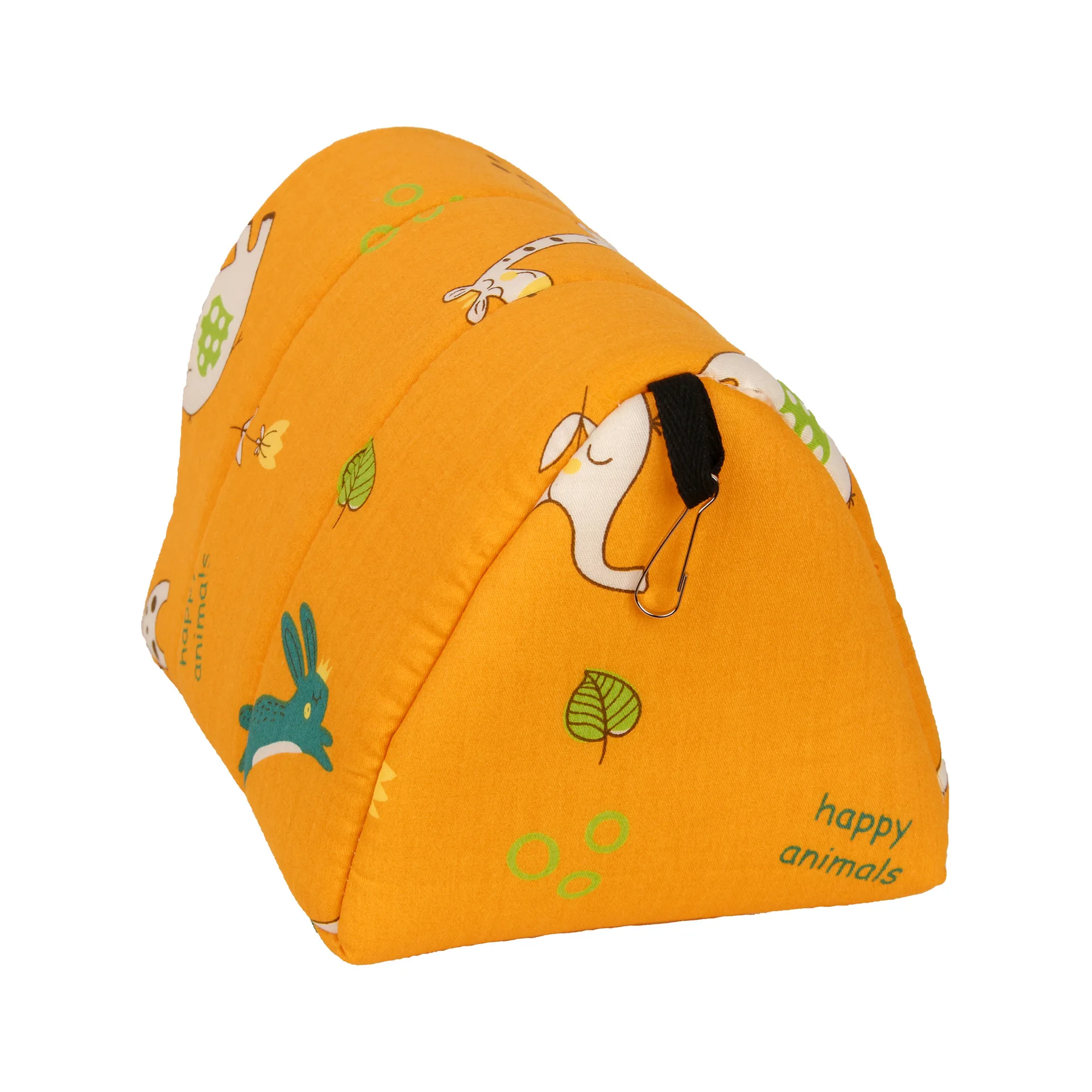 1pc Nette Druck Vogel Bett Mini Käfig Kaninchen Eichhörnchen Matte Meerschweinchen Nest Hamster Haus Kleine Tier Schlafen Bett haustier Hängen Käfig – Detail 10