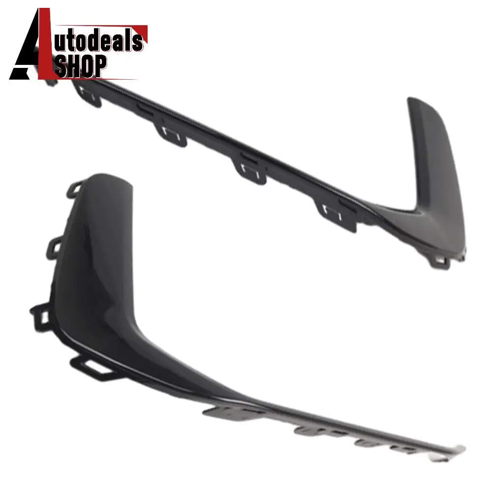 

Car Front Bumper Lip Splitter Spoiler Fog Lamp Spoiler Cover Trim for Audi S6 C8 S-line 2019 2020 2021 2022 2023 2024 2025