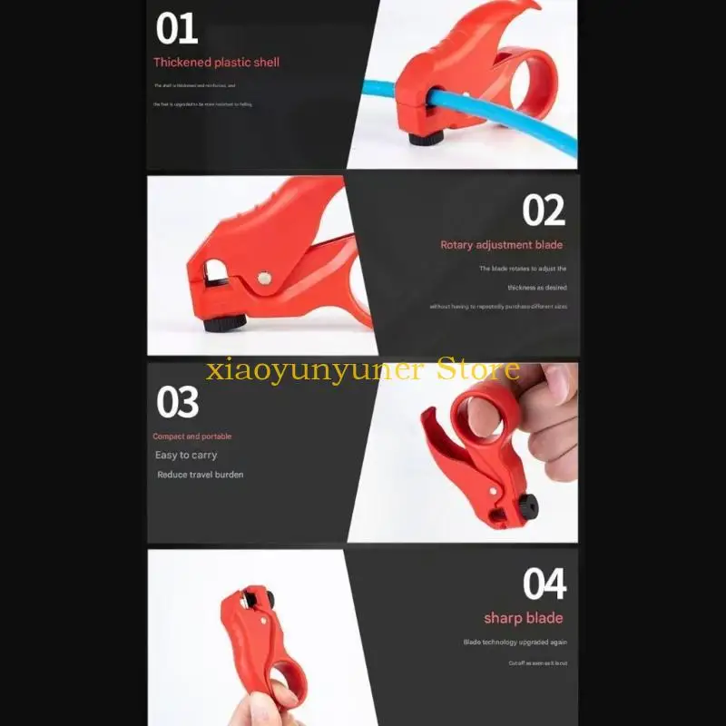

P9JB Precise Wire Stripper Tool Adjustable Depth Ergonomic Handle Safety Lock Feature For Electrical Work And DIY