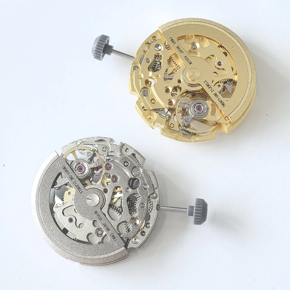 

Оригинальный японский механический механизм Miyota 8N24 со скелетом, 21 драгоценный камень, высокое качество, автоматический механизм с автоподзаводом, 8N24, сталь, серебро