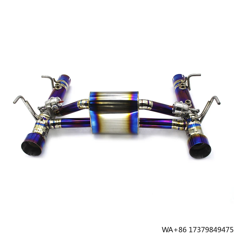

Yooking Titanium Alloy Exhaust Pipes Muffler Dual Outlet for Ferrari F8 Spider 3.9 2019-