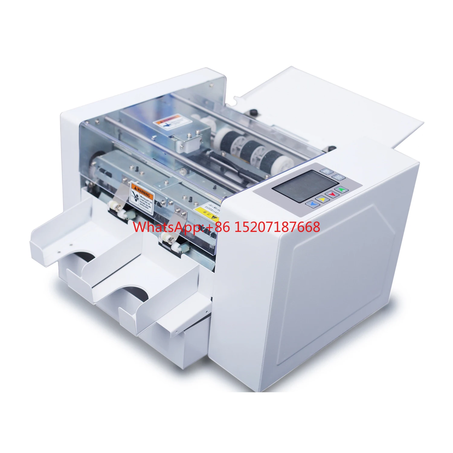 Auto  Feeding Playing Card Die Cutter ID Photo Certificate/Passport Photo Card Cutting Machine