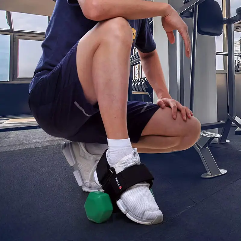 Correa para pie con mancuernas Tibialis Trainer, pesas ajustables para tobillo, para entrenamiento de fuerza muscular de piernas y resistencia al entrenamiento, 1/2 Uds.