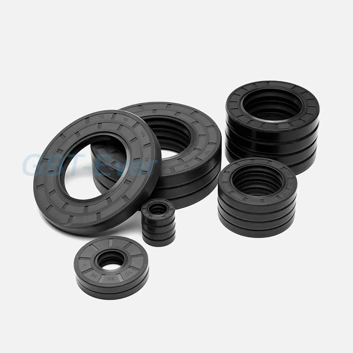 NBR Framework Oil Seal ID 68/69/69.8/70/71mm OD 80-150mm TC Nitrile Butadiene Rubber Gasket Rings Cover Double Lip with Spring