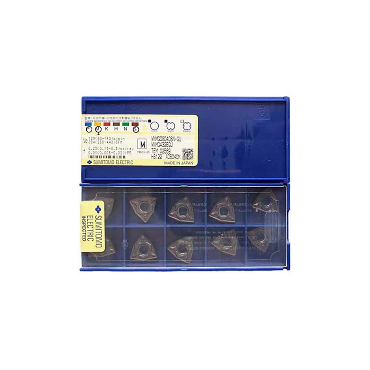

SUMITOMO 100% Original Turning Insert WNMG AC6030M AC6040M WNMG080404N-GU AC6030M WNMG080408N-EX AC6040M WNMG080408N-GU