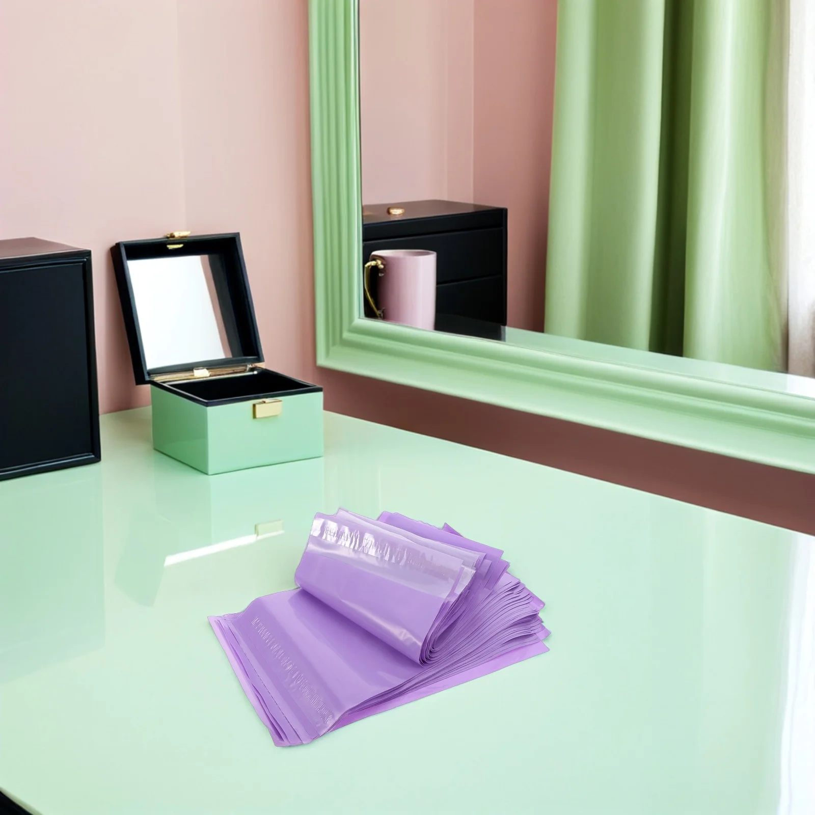 

200Pcs Sanitary Napkin Bag Girls Portable Compact Hygiene Storage Holder Disposable Privacy Organizer for Travel School Bathroom