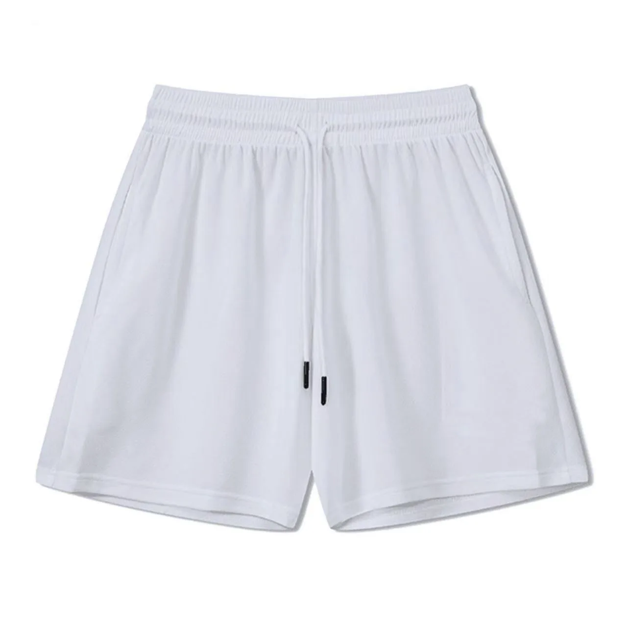 

Мужские однотонные брюки с эластичной резинкой на талии, брюки пять четвертей, мужские повседневные брюки, мужские брюки из ледяного шелка, новый стиль