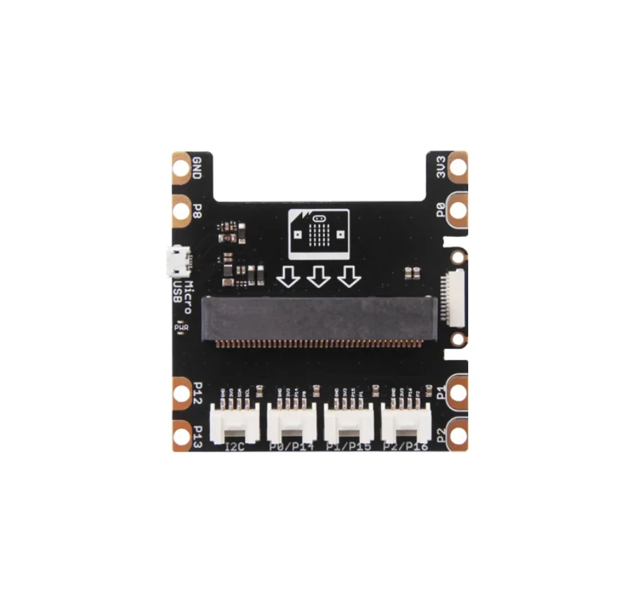

Плата расширения Grove micro:bit с 4 портами Grove, встроенным питанием от USB, золотыми накладками на палец для создания образования