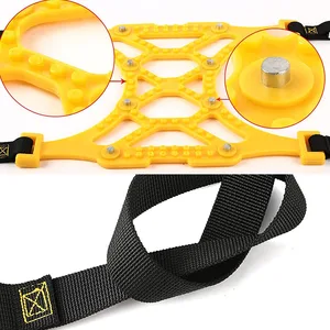 3 Stcs -Auto -Reifenketten dicke Schlammreifen -Räder Nicht -Slip -Auto/SUV/SUV/LKW leicht zu montieren, dass ein Nottraktionsauto/LKW zusammengebaut werden kann 10 Hauptverkaufskleider 70 - №4