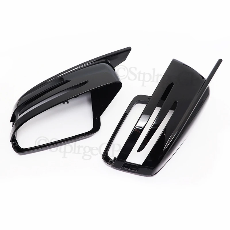 For Merceded-Benz GLK Class X204 2008 2009-2015 GLK250 GLK280 GLK300 GLK350 Black rearview mirror cover car exterior decoration