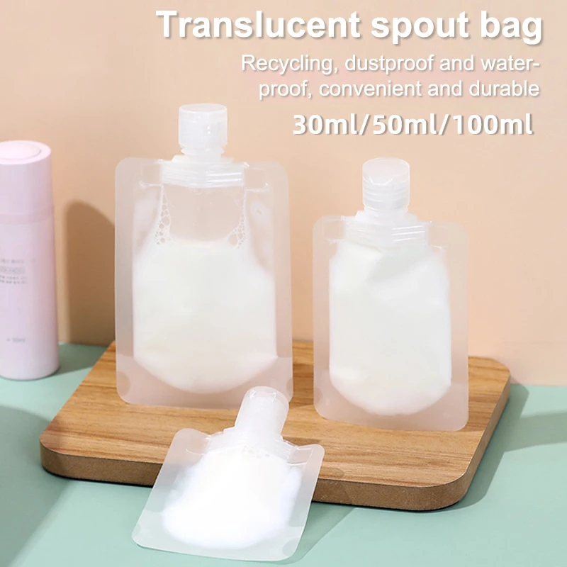 Travel Classified Storage Bag Cosmetic Lotion Sample Portable Travel Storage Bag Disposable Classified Bathing Squeeze Bag