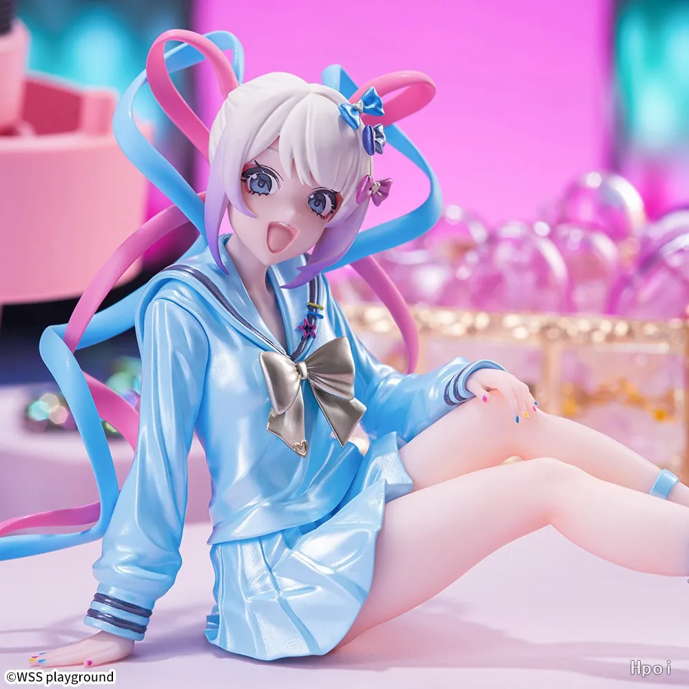 Anime NEEDY GIRL OVERDOSE PM Chokonose Figure Parade KAngel Kawaii Girl Figures Noodle Stopper Desktop Decorations Pvc Dolls