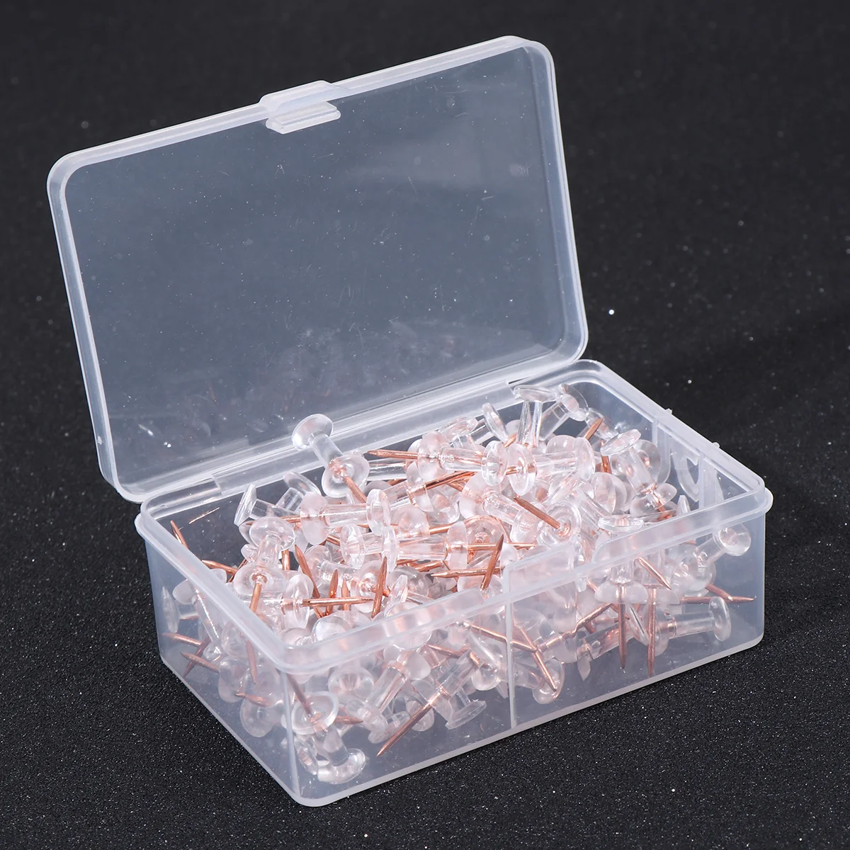 دبابيس ضغط الذهب الوردي خريطة المسامير لخرائط السفر جدار ديكور Thumbtacks مكتب المنزل المدرسة استخدام خريطة مكتب دبابيس الدفع المنزل