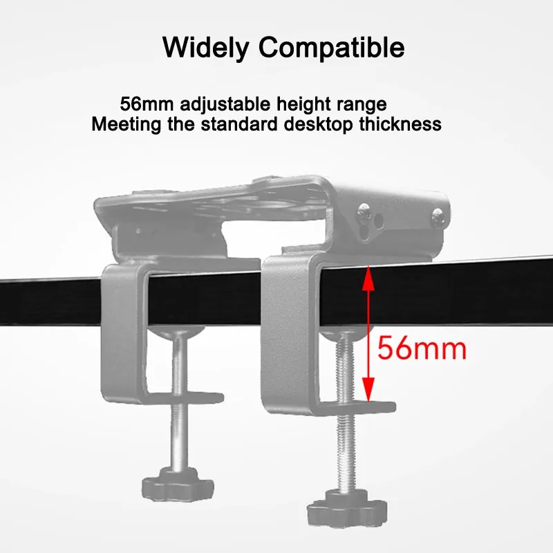 For Simagic Wheelbases Alpha/Alpha Mini/Alpha U Simracing T-LOC Base Desktop Fixture Table clip Desk Clamp Bracket