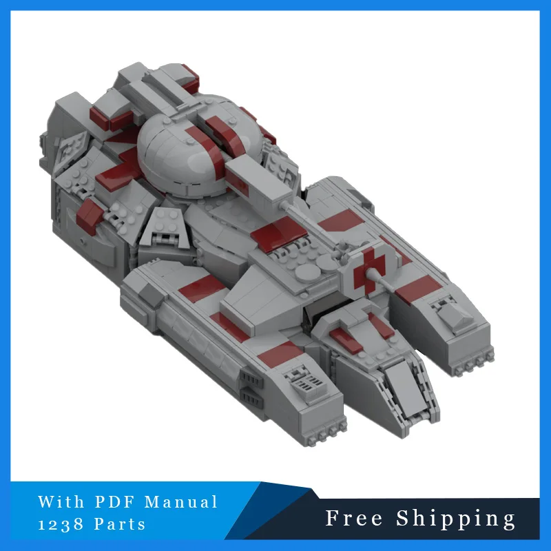 

Creative Star Battle Building Blocks 1238PCS Future Technology Assault Tank Children Educational DIY Assembly Set Christmas Gift