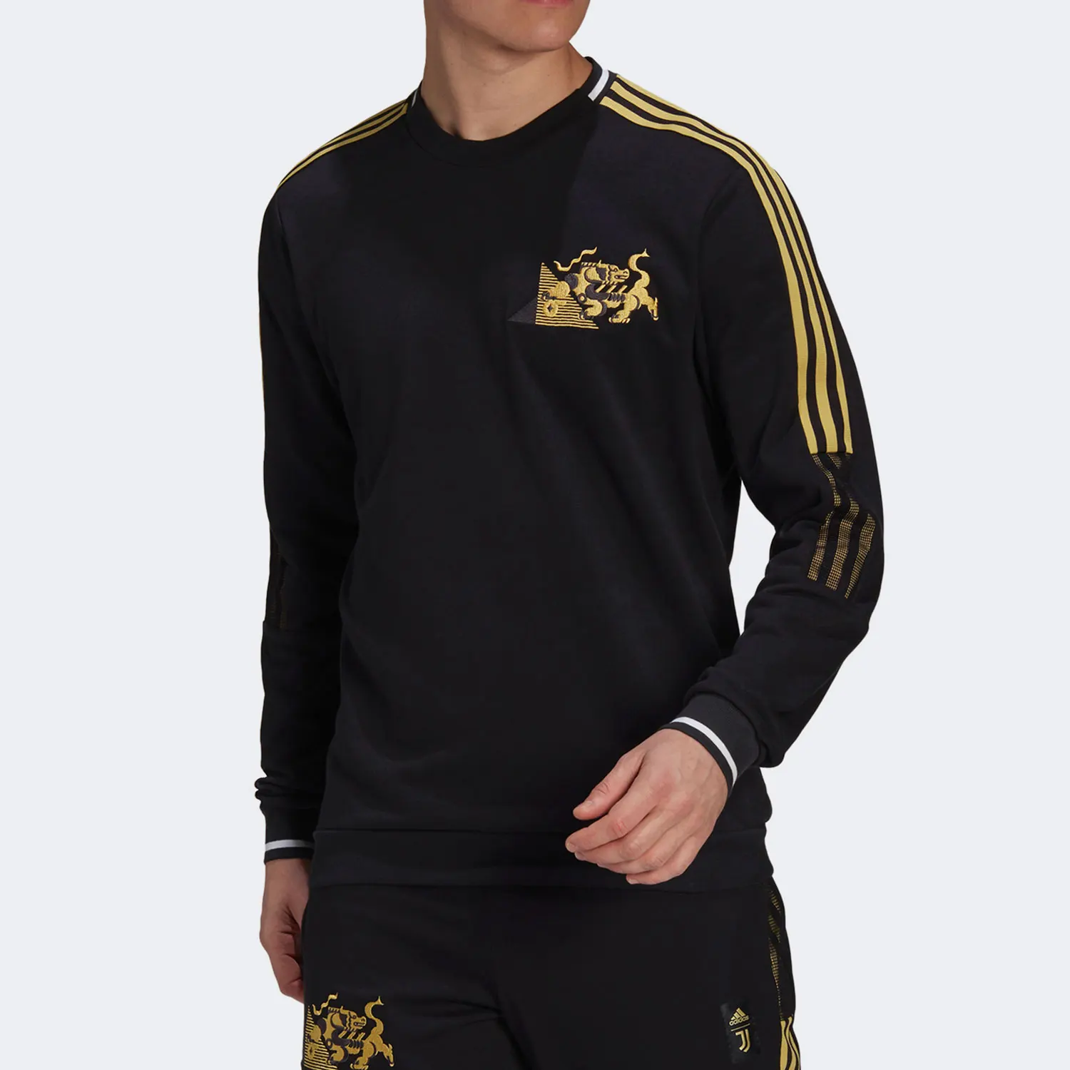 أديداس الرسمية حقيقية الرجال عارضة محبوك البلوز مريح جولة الرقبة البلوز GK8599 #1