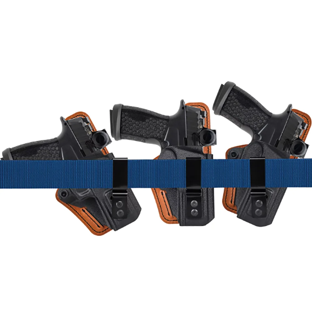CZ P10 Holster with Comfort Pad IWB Kydex Leather Hybrid Holster for CZ P10 S/C/F Red Dot Optic Inside Concealed Carry view 6