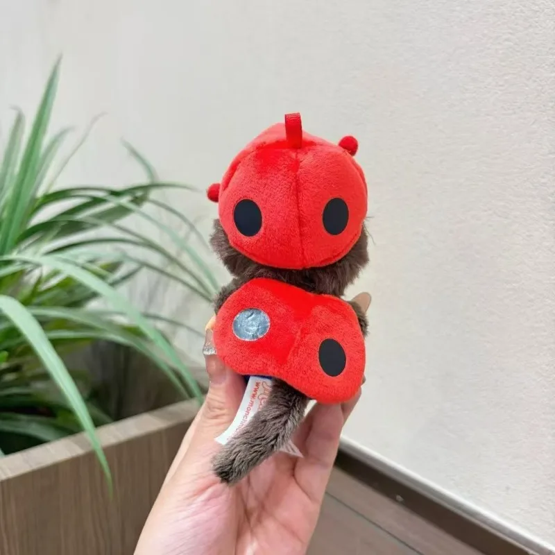Monchhichi Kawaii Plush Keychain Cute Bee Beetle Insect Doll Pendant Soft Fluffy Bag Charm Purse Ornament Collectible Gift - view 5