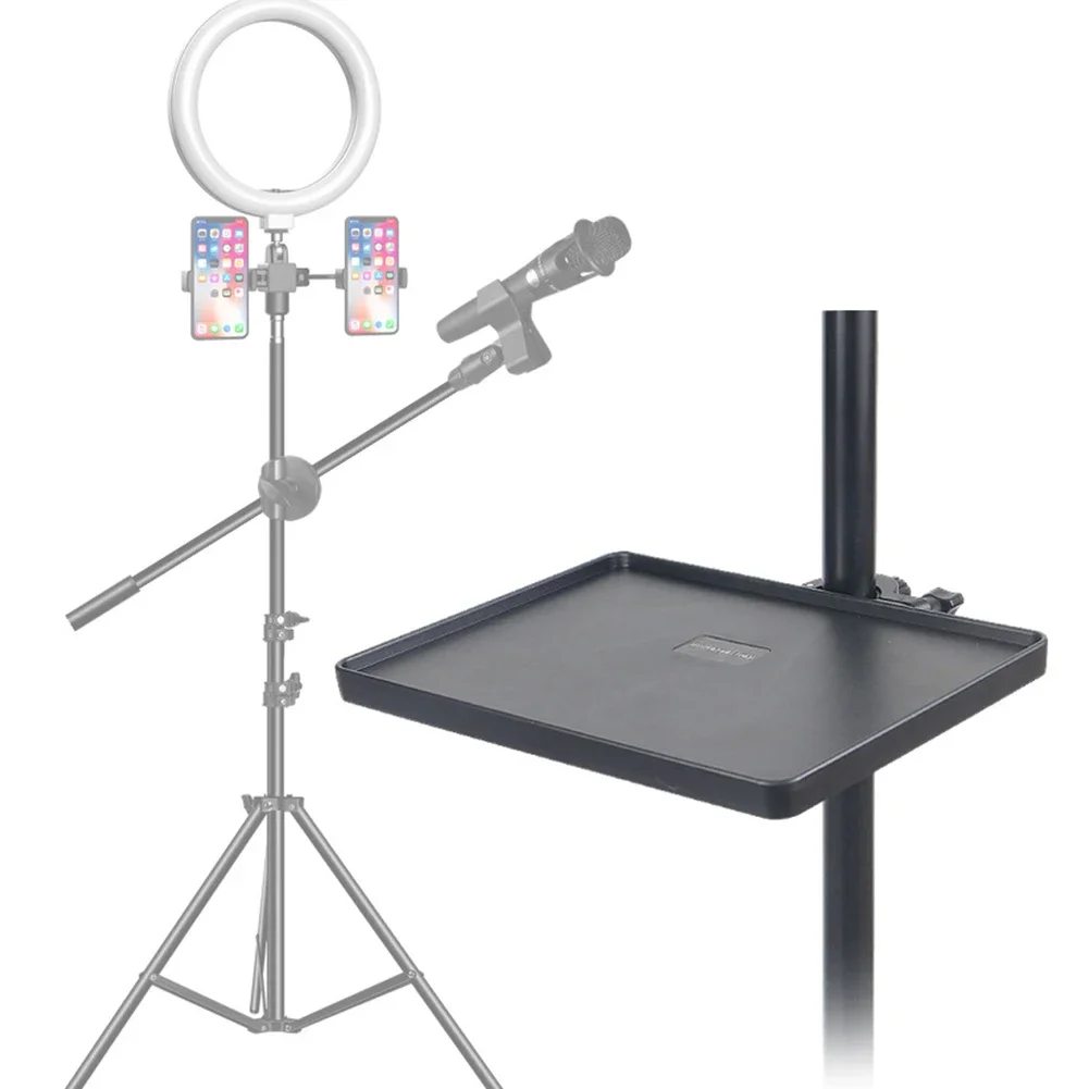 Microphone Stand Sound Card Tray/Phone Holder For Live Tripod Bracket Phone Holder Clamp Consumer Electronics Accessories